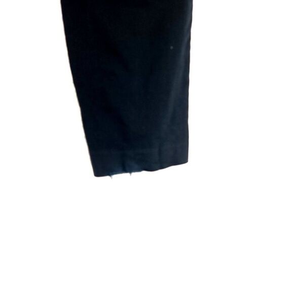DAMAGED New York & Company 7th Ave Size 6 Average Pants Black Mid Rise 30/30 Cot - Picture 4 of 8